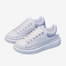 Charger l'image dans la galerie, Vulcanize Shoes Casual White Sneaker Shoes Ladies Flats Lace-up