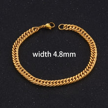 Charger l'image dans la galerie, Fashion Stainless Steel Cuban Bracelet