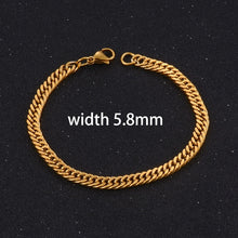 Charger l'image dans la galerie, Fashion Stainless Steel Cuban Bracelet