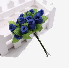 Carica l'immagine nel visualizzatore di Gallery, Flowers Silk Rose Mini Bouquet for