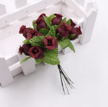 Carica l'immagine nel visualizzatore di Gallery, Flowers Silk Rose Mini Bouquet for