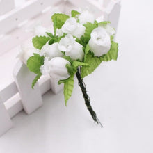 Carica l'immagine nel visualizzatore di Gallery, Flowers Silk Rose Mini Bouquet for