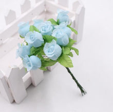 Carica l'immagine nel visualizzatore di Gallery, Flowers Silk Rose Mini Bouquet for