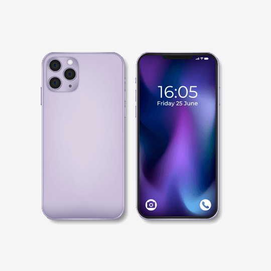 Realistic iphone 11 device