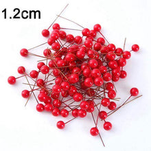 Load image into Gallery viewer, berry artificial flower red cherry pearlescent
