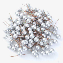 Load image into Gallery viewer, berry artificial flower red cherry pearlescent
