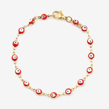 Load image into Gallery viewer, Evil Eye Enamel Bead Bracelet Jewelry For Women Men
