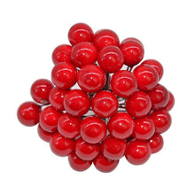 Load image into Gallery viewer, Artificial Flower Fruit Stamens Cherry Christmas
