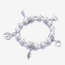 Load image into Gallery viewer, Heart Pearl Bracelets Bangles For Women
