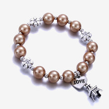 Load image into Gallery viewer, Heart Pearl Bracelets Bangles For Women
