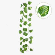 Carica l&#39;immagine nel visualizzatore di Gallery, 230cm Silk Rose Fake Creeper Green Leaf Ivy Vine
