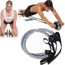Carica l&#39;immagine nel visualizzatore di Gallery, 2 Pcs/1Pcs Resistance Training Bands Tube Workout Exercise for Yoga Fashion Body Building Fitness Equipment Tool
