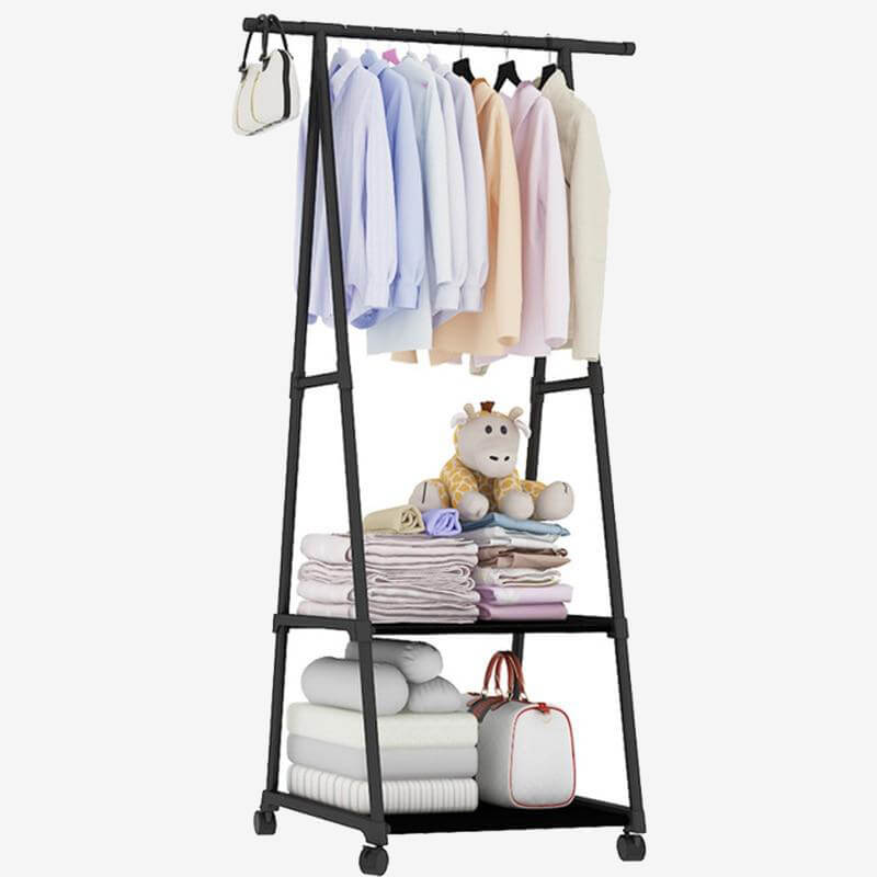 Hanging Clothes Storage Rack Shelf