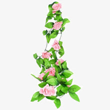 Carica l&#39;immagine nel visualizzatore di Gallery, 230cm Silk Rose Fake Creeper Green Leaf Ivy Vine
