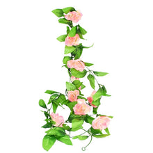 Carica l&#39;immagine nel visualizzatore di Gallery, 230cm Silk Rose Fake Creeper Green Leaf Ivy Vine
