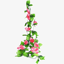 Carica l&#39;immagine nel visualizzatore di Gallery, 230cm Silk Rose Fake Creeper Green Leaf Ivy Vine
