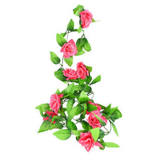 Carica l&#39;immagine nel visualizzatore di Gallery, 230cm Silk Rose Fake Creeper Green Leaf Ivy Vine
