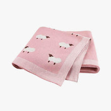Carica l&#39;immagine nel visualizzatore di Gallery, Baby Blankets Knitted Swaddle Stroller Bedding Wrap Cartoon
