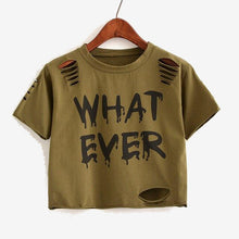 Charger l&#39;image dans la galerie, Harajuk Crew Neck Short Sleeve printed T-Shirts Sexy Summer
