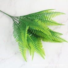 Charger l&#39;image dans la galerie, Grass Plastic Ferns Green Leaves Fake Flower
