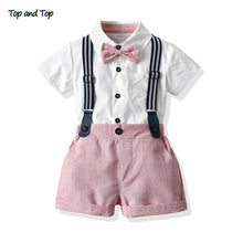 Load image into Gallery viewer, Top and Top Baby Boy Clothing Sets Infants Newborn Boy Shorts
