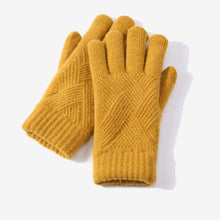 Charger l&#39;image dans la galerie, Female Winter Warm Knitted Full Finger Gloves
