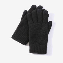 Charger l&#39;image dans la galerie, Female Winter Warm Knitted Full Finger Gloves
