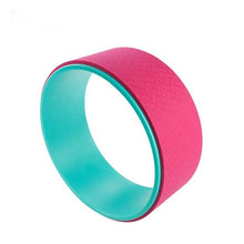 Carica l&#39;immagine nel visualizzatore di Gallery, Yoga Pilates Circle TPE Yoga Fitness Roller Wheel Back Training Tool Slimming Magic Waist Shape Pilates Ring
