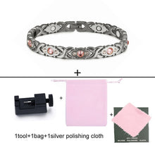 Load image into Gallery viewer, Gold-color Stainless Steel Bracelet Women Cross Health
