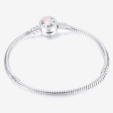 Load image into Gallery viewer, Silver Plated Snake Chain Link Bracelet Fit European
