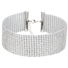 Carica l&#39;immagine nel visualizzatore di Gallery, Crystal Rhinestone Choker Necklace
