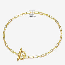 Load image into Gallery viewer, Stainless Steel Square Link Chain Necklaces
