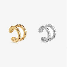 Load image into Gallery viewer, Pearl Ear Cuff Stackable C Shaped Clip Earrings
