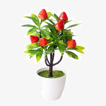 Carica l&#39;immagine nel visualizzatore di Gallery, Small Tree Pot Plants Fake Flowers Potted
