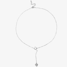 Load image into Gallery viewer, Copper heart chain link necklace
