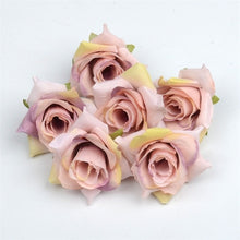Carica l&#39;immagine nel visualizzatore di Gallery, artificial flower 4cm silk rose flower head
