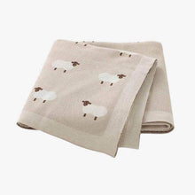 Carica l&#39;immagine nel visualizzatore di Gallery, Baby Blankets Knitted Swaddle Stroller Bedding Wrap Cartoon

