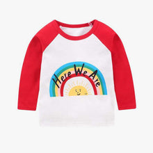 Load image into Gallery viewer, T Shirts Children Tees Boy Girl Long Sleeve T Shirts Kids Tops Brand

