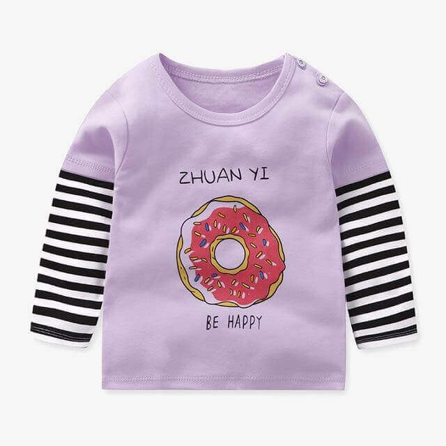 T Shirts Children Tees Boy Girl Long Sleeve T Shirts Kids Tops Brand