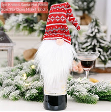 Carica l&#39;immagine nel visualizzatore di Gallery, Christmas Wine Bottle Cover
