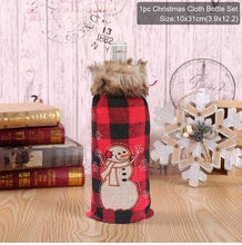Carica l&#39;immagine nel visualizzatore di Gallery, Christmas Wine Bottle Cover
