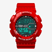 Carica l&#39;immagine nel visualizzatore di Gallery, LCD Digital Stopwatch Date Rubber Sport Wrist

