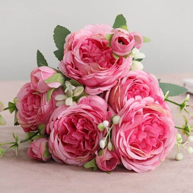 Artificial Silk Flowers Beautiful Rose