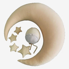 Load image into Gallery viewer, Baby Hat Posing Beans Moon Pillow Stars Set Photography Props
