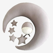 Load image into Gallery viewer, Baby Hat Posing Beans Moon Pillow Stars Set Photography Props
