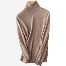 Laden Sie das Bild in den Galerie-Viewer.100% Merino Wool Women Turtleneck Sweater 2020
