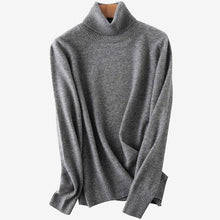 Laden Sie das Bild in den Galerie-Viewer.100% Merino Wool Women Turtleneck Sweater 2020
