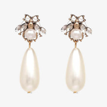 Carica l&#39;immagine nel visualizzatore di Gallery, crystal earrings party jewelry accessories cute pearl statement
