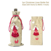 Carica l&#39;immagine nel visualizzatore di Gallery, Christmas Wine Bottle Cover
