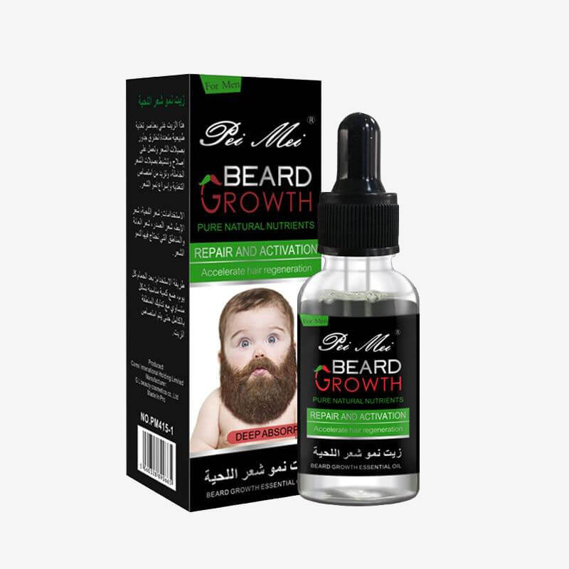 Professional Beard Growth Enhancer Beard Essential Oil for Men Hair